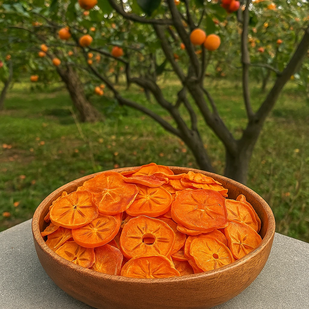 dried persimmon - خرمالو خشک 